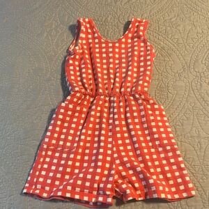 Alice + Ames Checkered Romper